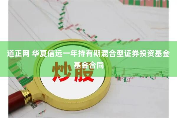 道正网 华夏信远一年持有期混合型证券投资基金基金合同